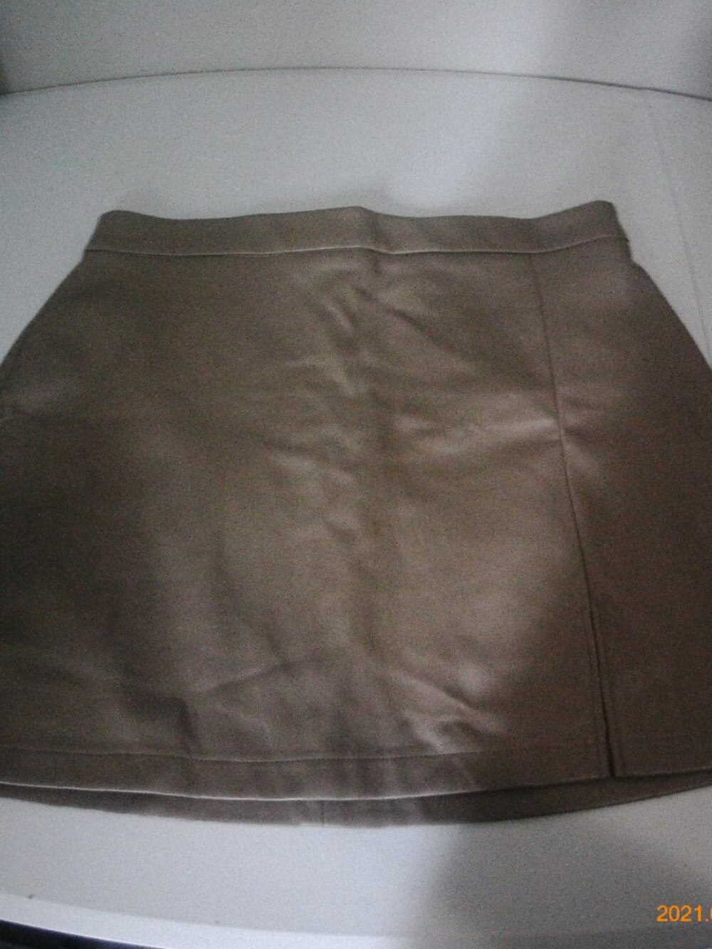 leather mini skirt